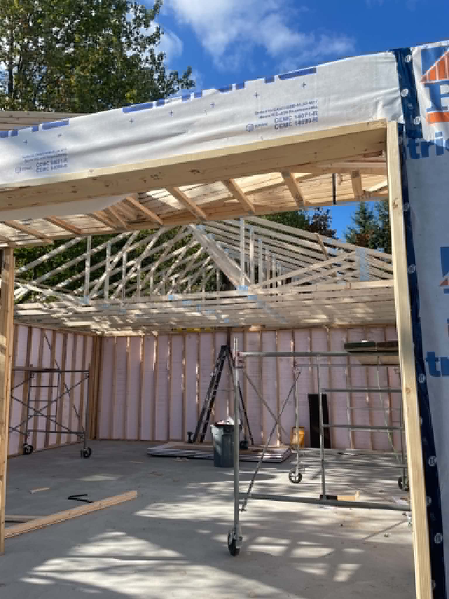 Charpente garage — en cours